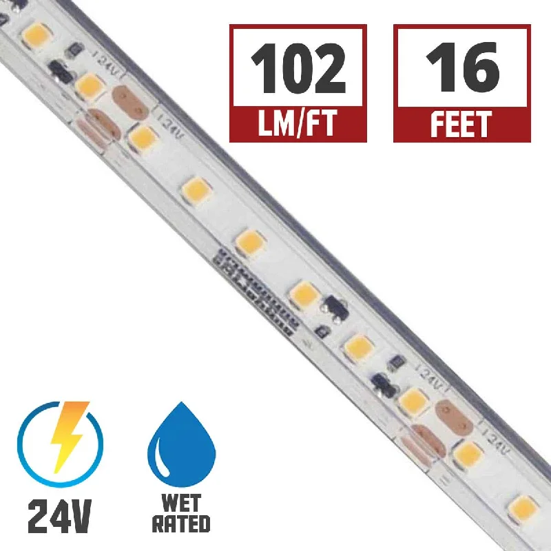 Industrial Lighting for Metal Fabrication ShopsLTR-P Pro Wet Location LED Tape Light, 16ft Reel, 2400K, 102 Lumens per Ft, 1.5 watts per Ft, 24V Industrial Lighting for Metal Fabrication ShopsLTR-P Pro Wet Location LED Tape Light, 16ft Reel, 2400K, 102 Lumens per Ft, 1.5 watts per Ft, 24V