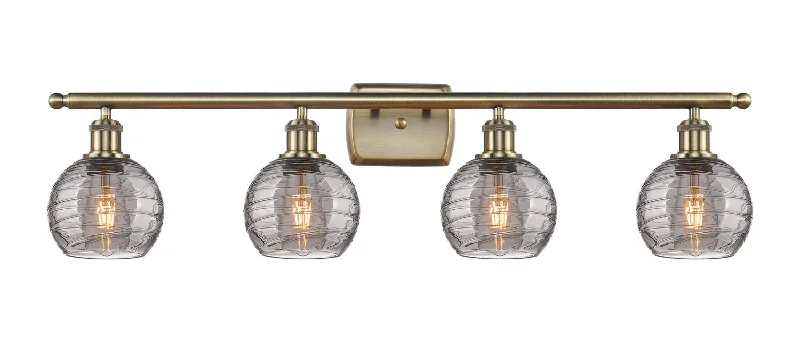Industrial Flood Lighting for Outdoor Loading DocksBallston Four Light Bath Vanity