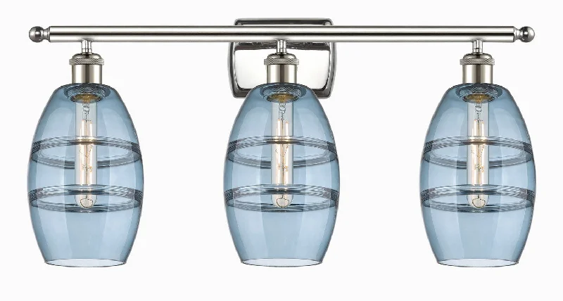 Industrial Lighting for Printing Press FacilitiesBallston Three Light Bath Vanity