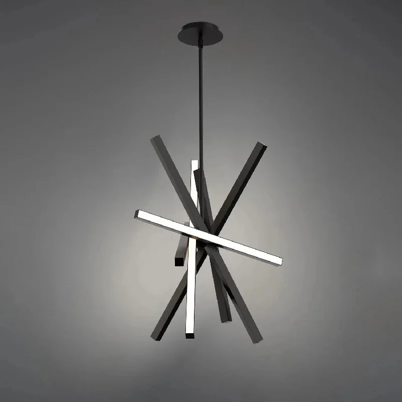Track lighting for retail window displaysParalla x LED Chandelier