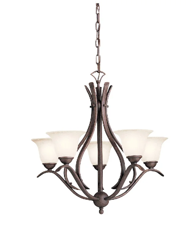 Track lighting for enhancing the architectureKichler 2020TZ Dover 5 Light 24 inch Chandelier, Tannery Bronze Track lighting for enhancing the architectureKichler 2020TZ Dover 5 Light 24 inch Chandelier, Tannery Bronze