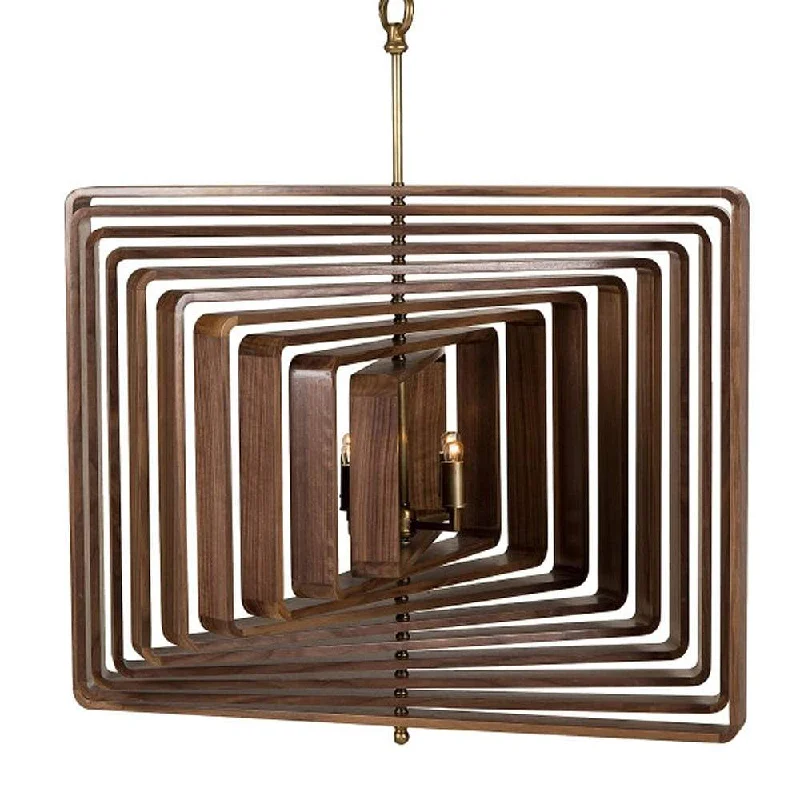 Track lighting with a decorative track designSonder Living FG1007025.Z01 Nellcote Studio Spiral of Light Chandelier - Walnut Track lighting with a decorative track designSonder Living FG1007025.Z01 Nellcote Studio Spiral of Light Chandelier - Walnut