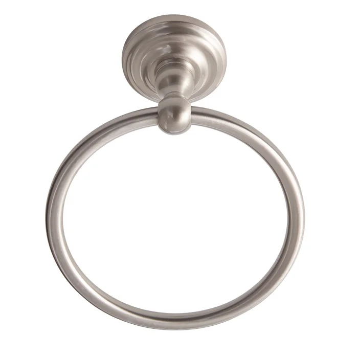 Track lighting for creating a focal pointBetter Home Products 6004SN Dolores Park Towel Ring, Satin Nickel