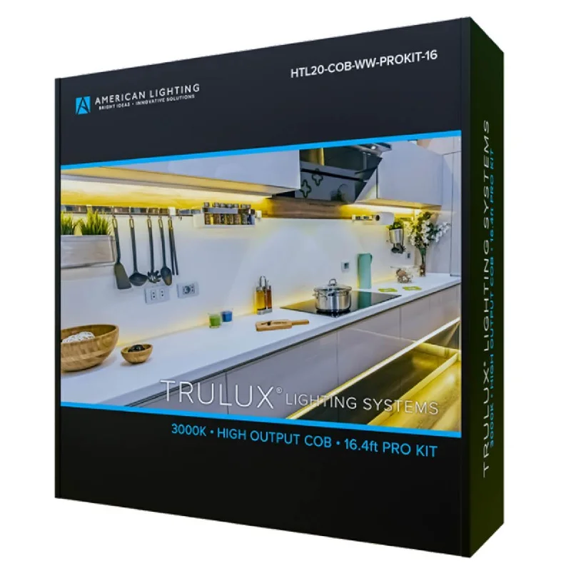 Explosion - Proof Industrial Lighting for Hazardous LocationsTrulux High Output COB LED Strip Light PRO Kit, 16.4Ft Reel, 3000K, 409 Lumens per Ft, 24V Explosion - Proof Industrial Lighting for Hazardous LocationsTrulux High Output COB LED Strip Light PRO Kit, 16.4Ft Reel, 3000K, 409 Lumens per Ft, 24V