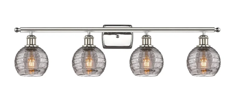 Energy - Efficient Industrial Lighting for Cost - SavingsBallston Four Light Bath Vanity Energy - Efficient Industrial Lighting for Cost - SavingsBallston Four Light Bath Vanity