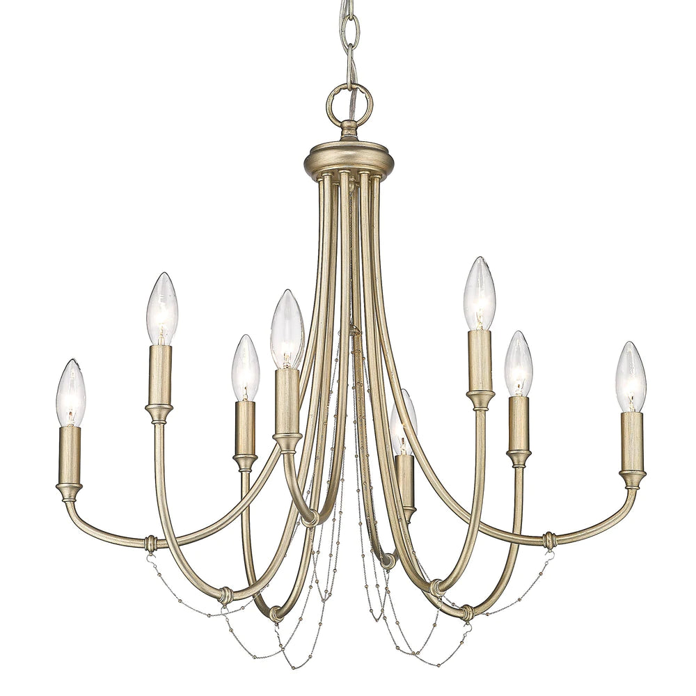 Track lighting with clear glass shadesGolden Lighting 8322-8 WG Kamila 8 Light Brushed Gold Chandelier With Chains Track lighting with clear glass shadesGolden Lighting 8322-8 WG Kamila 8 Light Brushed Gold Chandelier With Chains