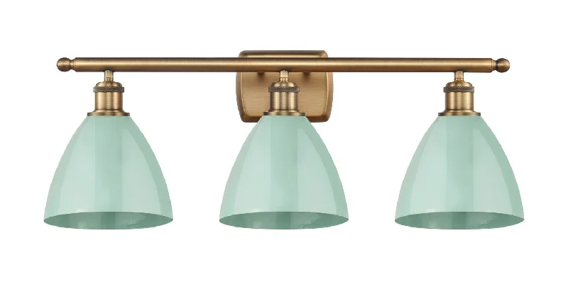 Industrial Wall - Mounted Lighting for Workshop WallsBallston Three Light Bath Vanity Industrial Wall - Mounted Lighting for Workshop WallsBallston Three Light Bath Vanity