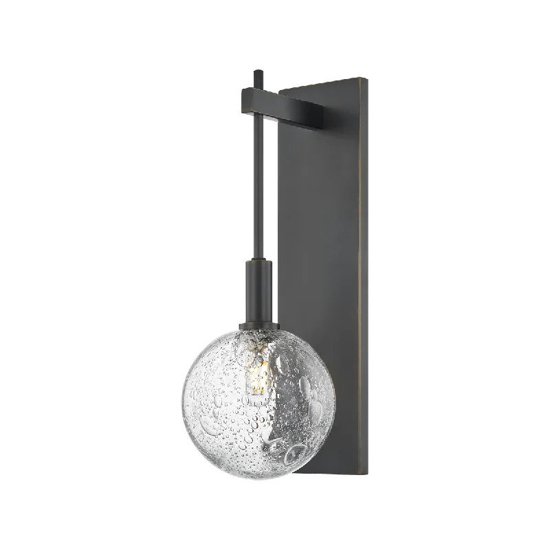 Track lighting with frosted glass shadesOnteora Wall Sconce