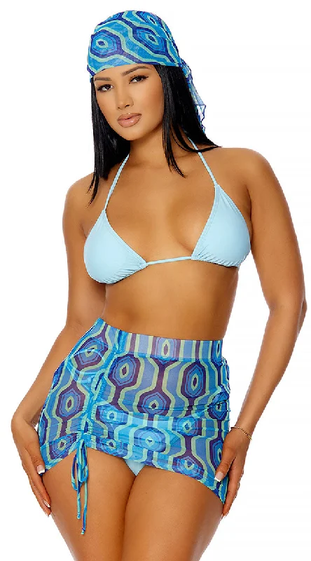 Covered Up Ruched Aquatic Pool Skirt