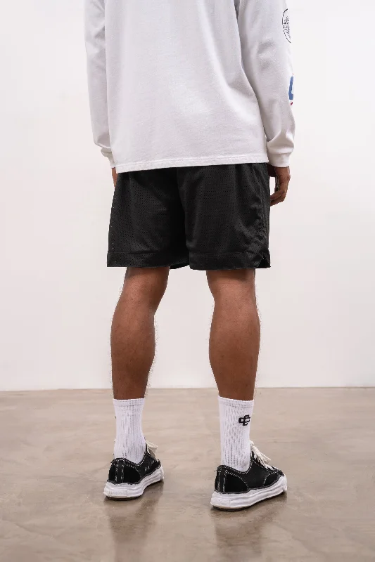 AIRTEX PANELLED SHORTS - BLACK