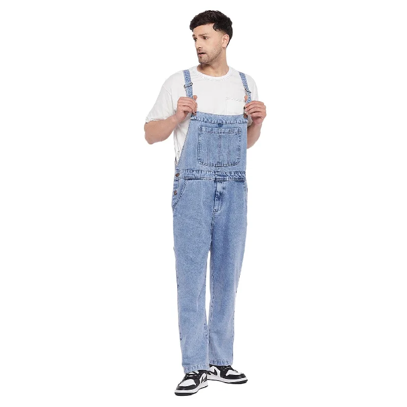 Blue Baggy Carpenter Dungaree