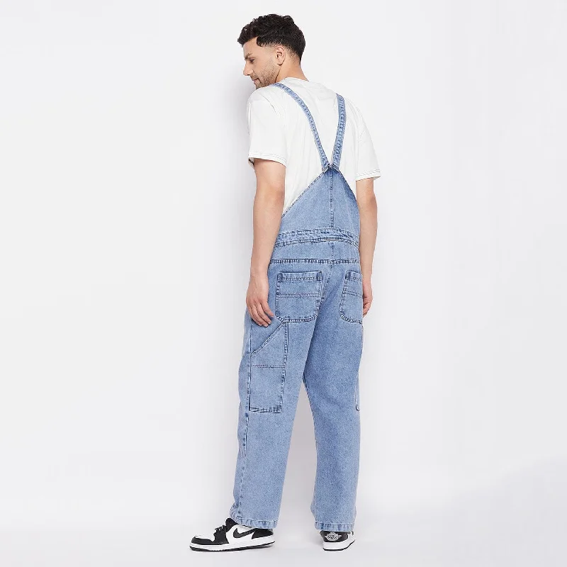 Blue Baggy Carpenter Dungaree