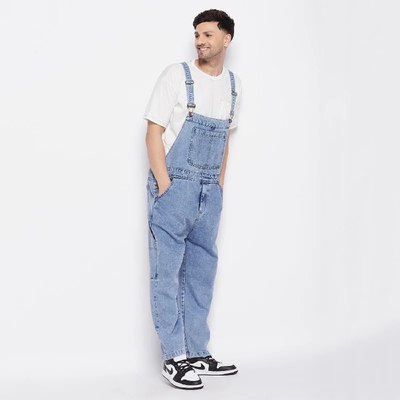 Blue Baggy Carpenter Dungaree