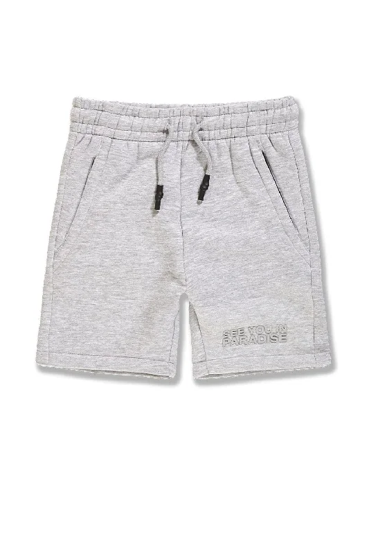 Kids Paradise Tonal Shorts (Heather Grey)