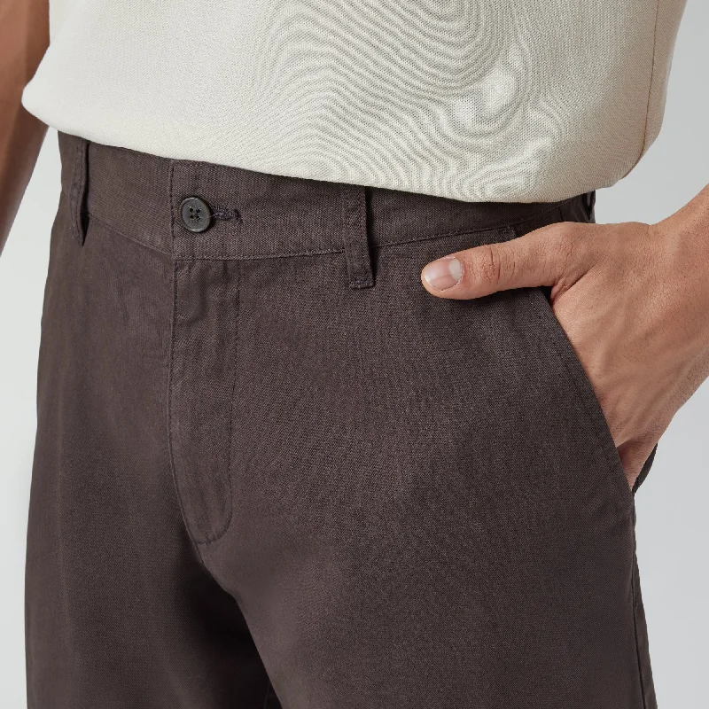 Element Cotton Chinos Shorts For Men Malt Brown