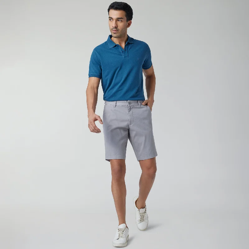 Element Cotton Chinos Shorts For Men Moon Grey