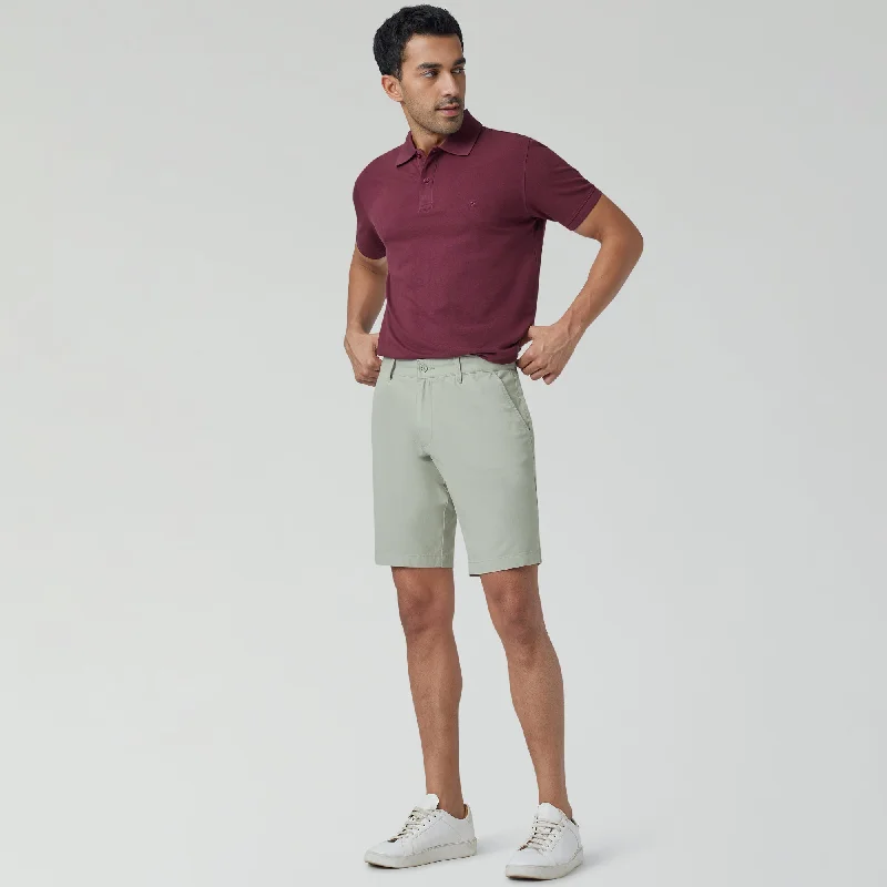 Element Cotton Chinos Shorts For Men Tea Green