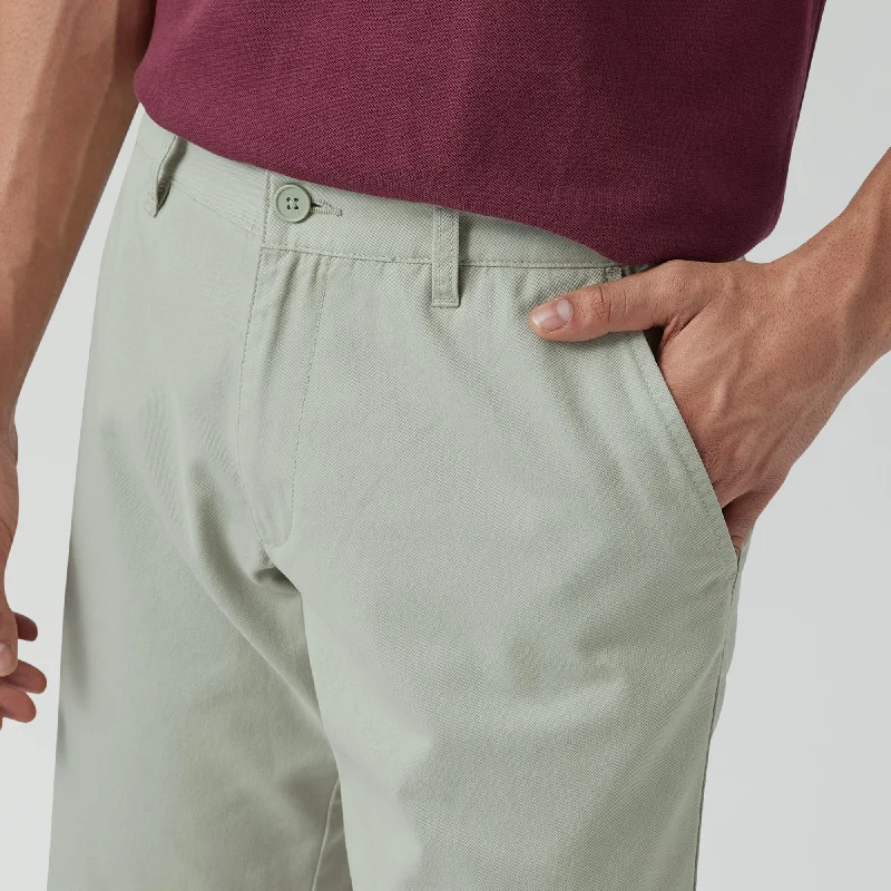 Element Cotton Chinos Shorts For Men Tea Green