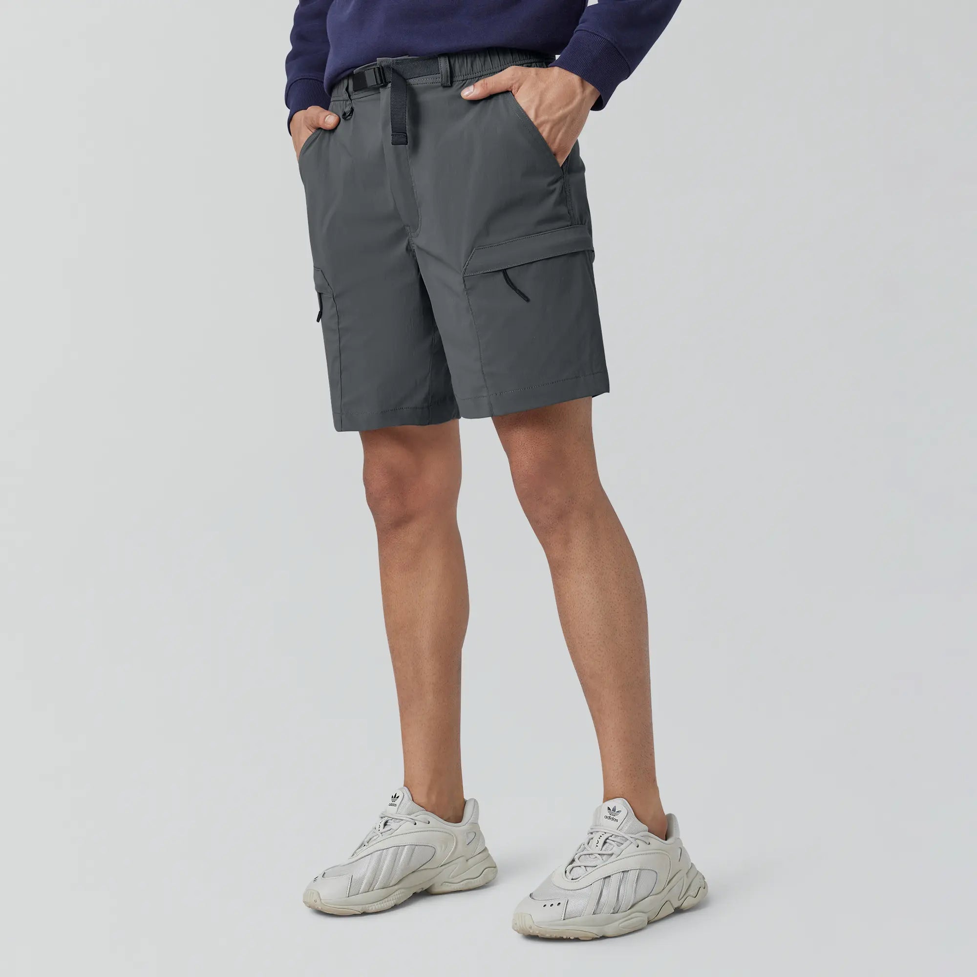 Moveo Cargo Shorts Anchor Grey