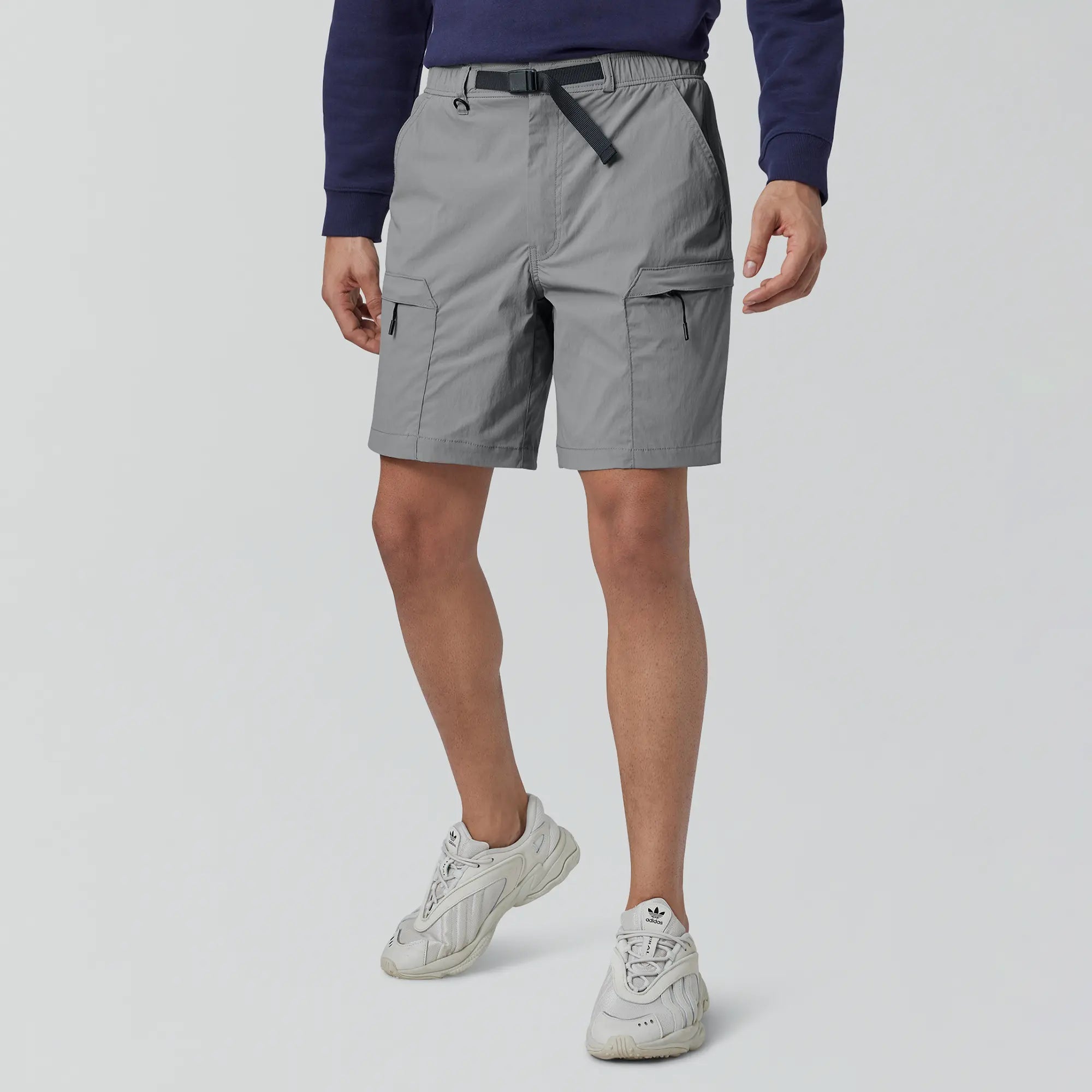 Moveo Cargo Shorts Ash Grey