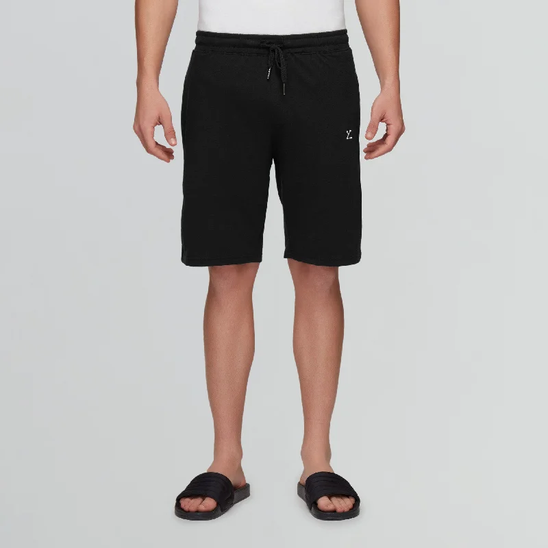 Pace Cotton Rich Shorts Pitch Black