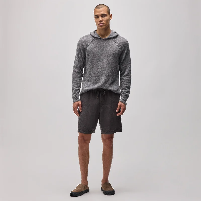 Relaxed Fit Linen Short - Magma Pigment