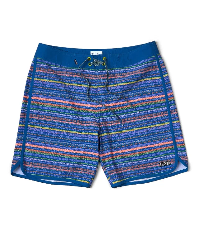 Silas - Mens Boardshorts - Blue Stripe