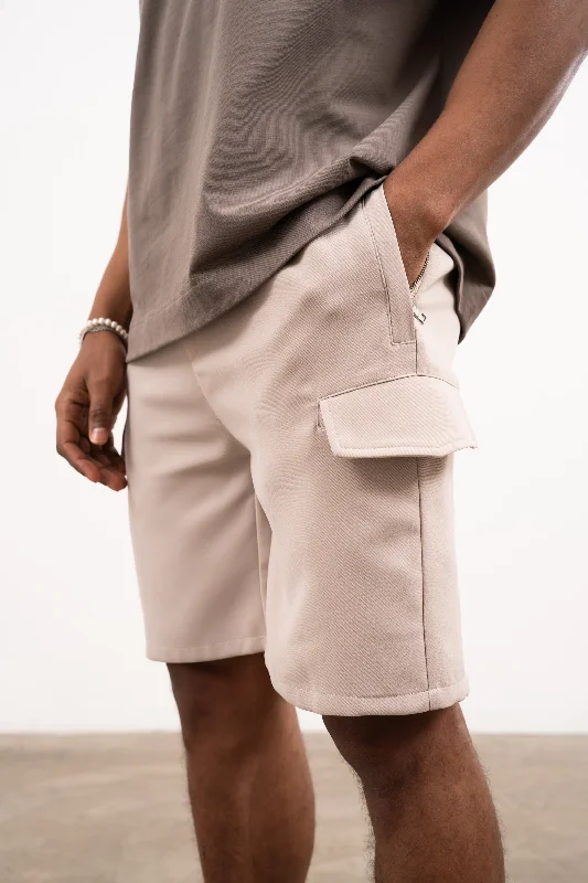 SMART CARGO SHORT - BEIGE