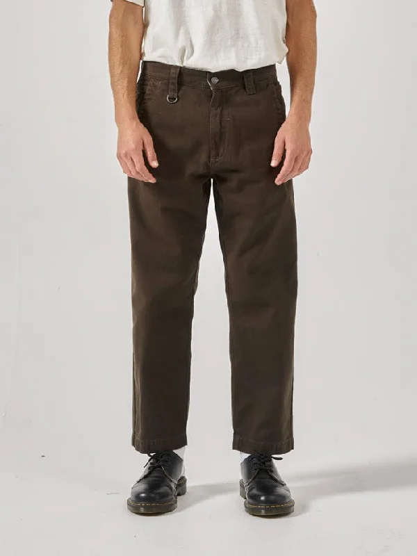 Thrills Union Work Chino Pant - Tarmac