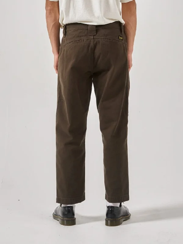 Thrills Union Work Chino Pant - Tarmac