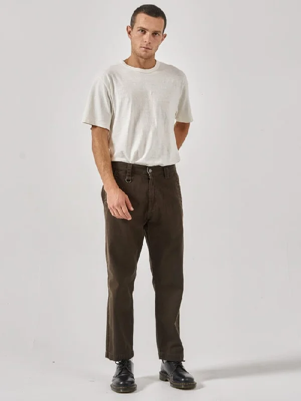 Thrills Union Work Chino Pant - Tarmac