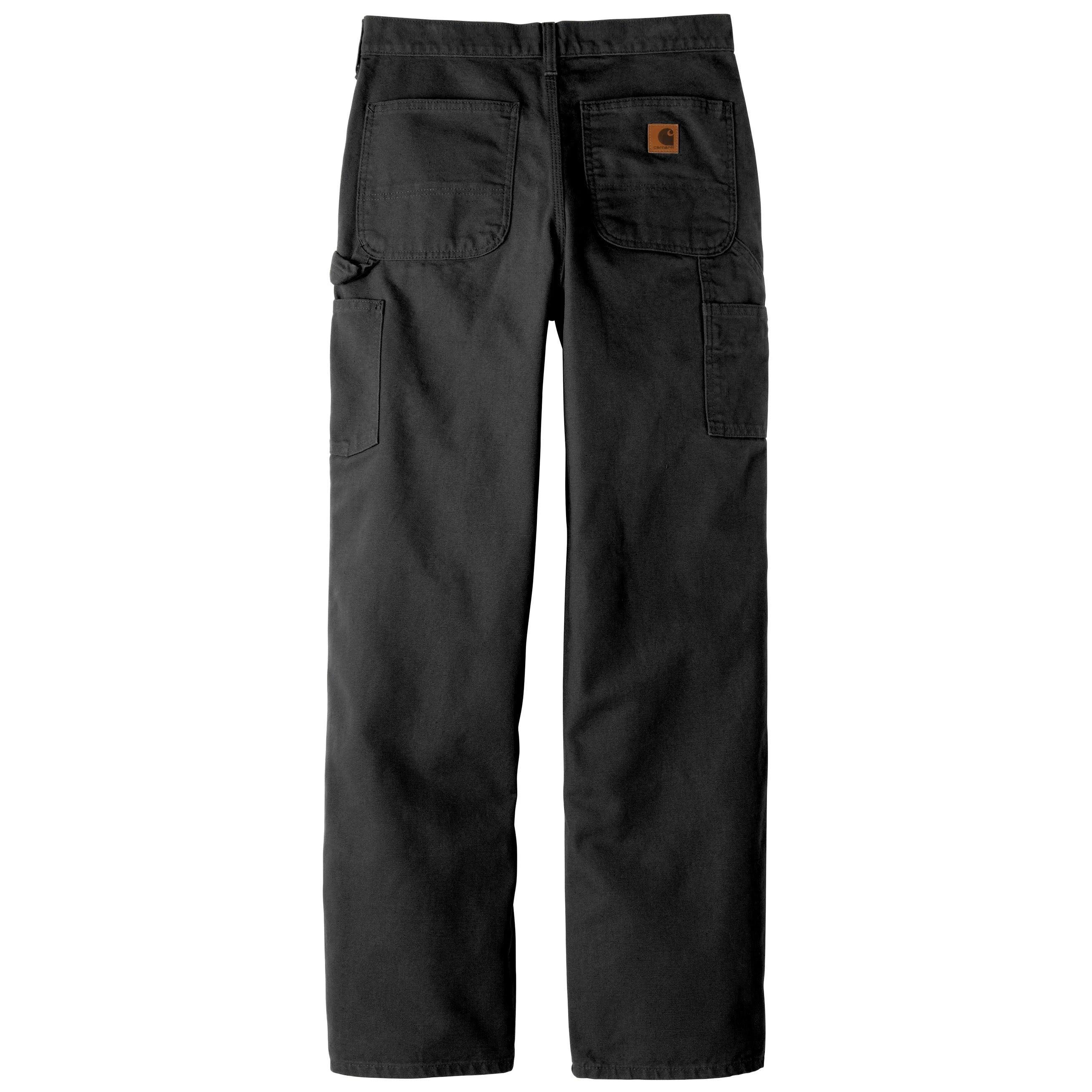 B11 - Men's Washed Duck Work Dungaree - Black