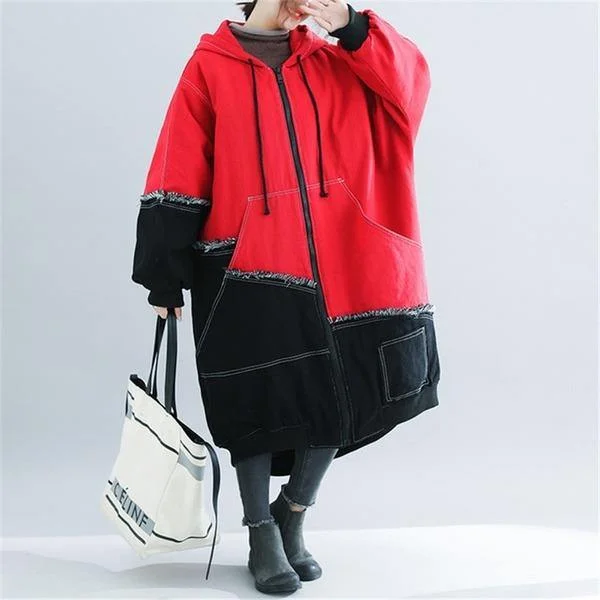 2020 New Fashion Oversized Winter Trench Coats Korean Large Size Parkas Outerwear