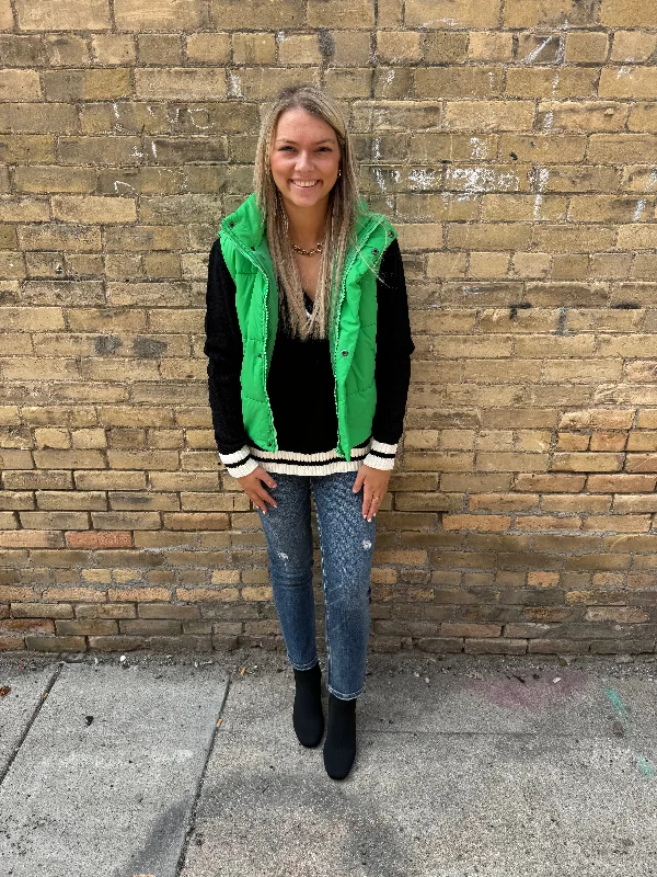 Green Puff Vest