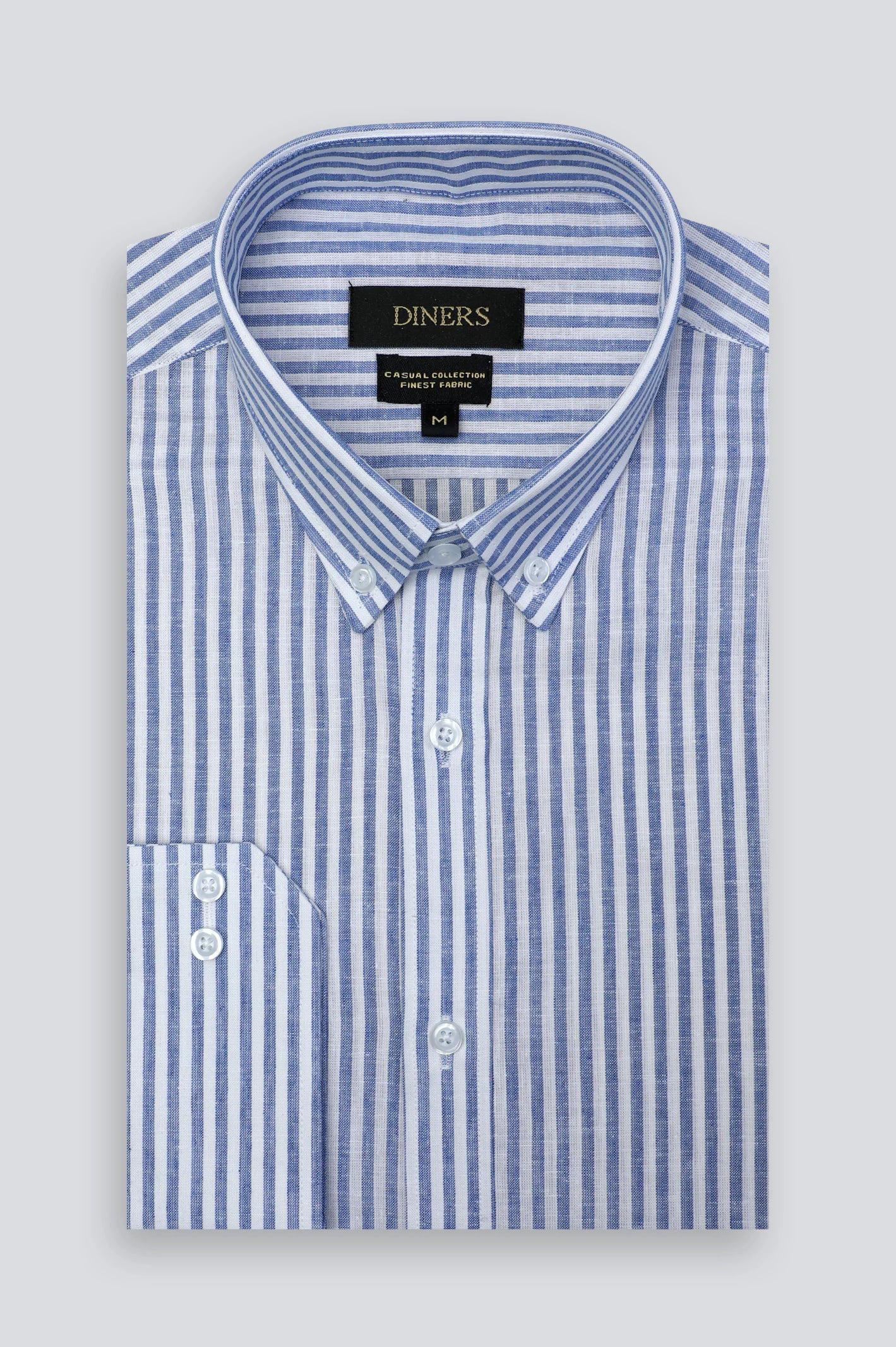 Blue Bengal Stripe Casual Shirt