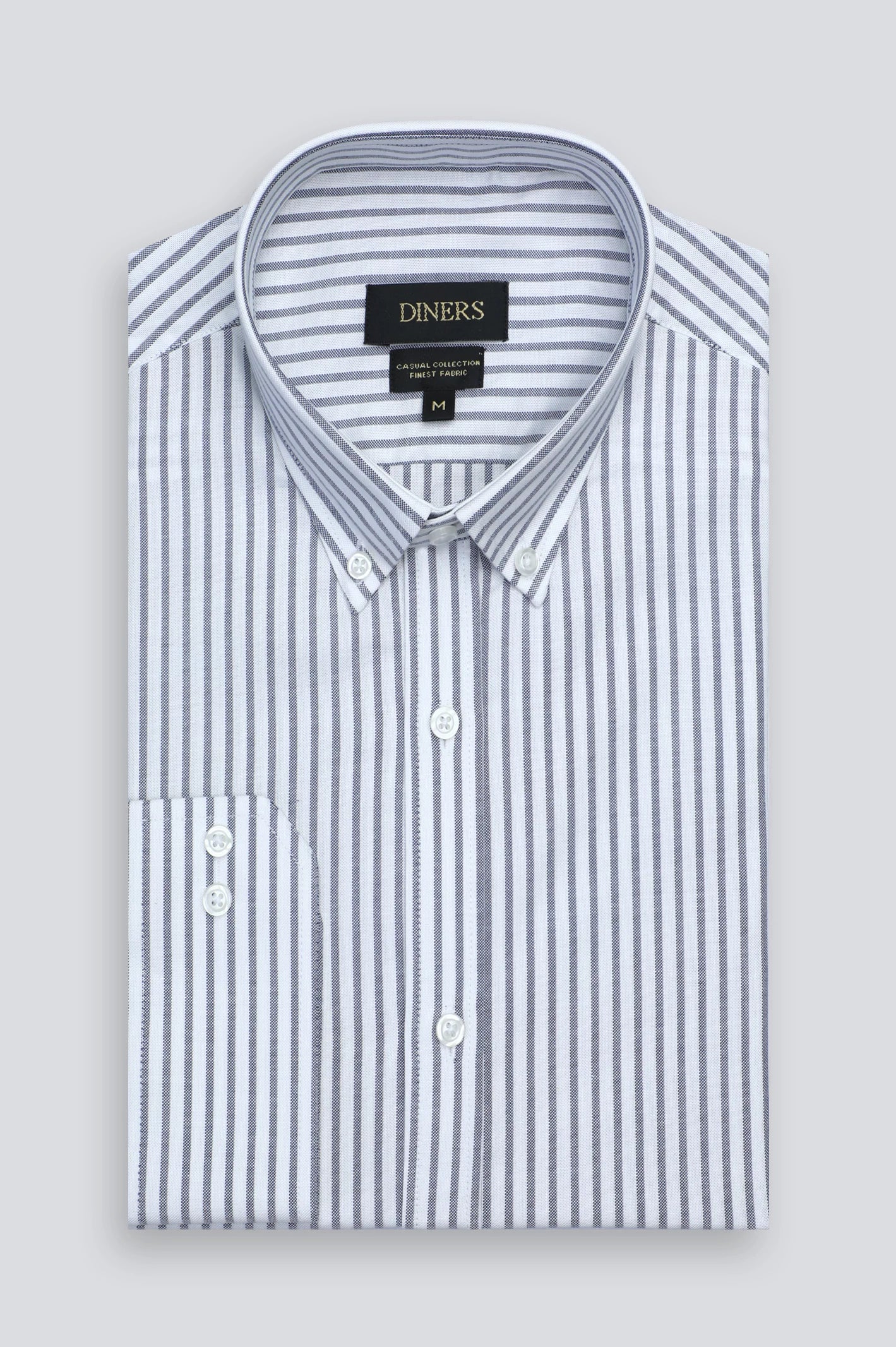 Dark Blue Bengal Stripes Casual Shirt