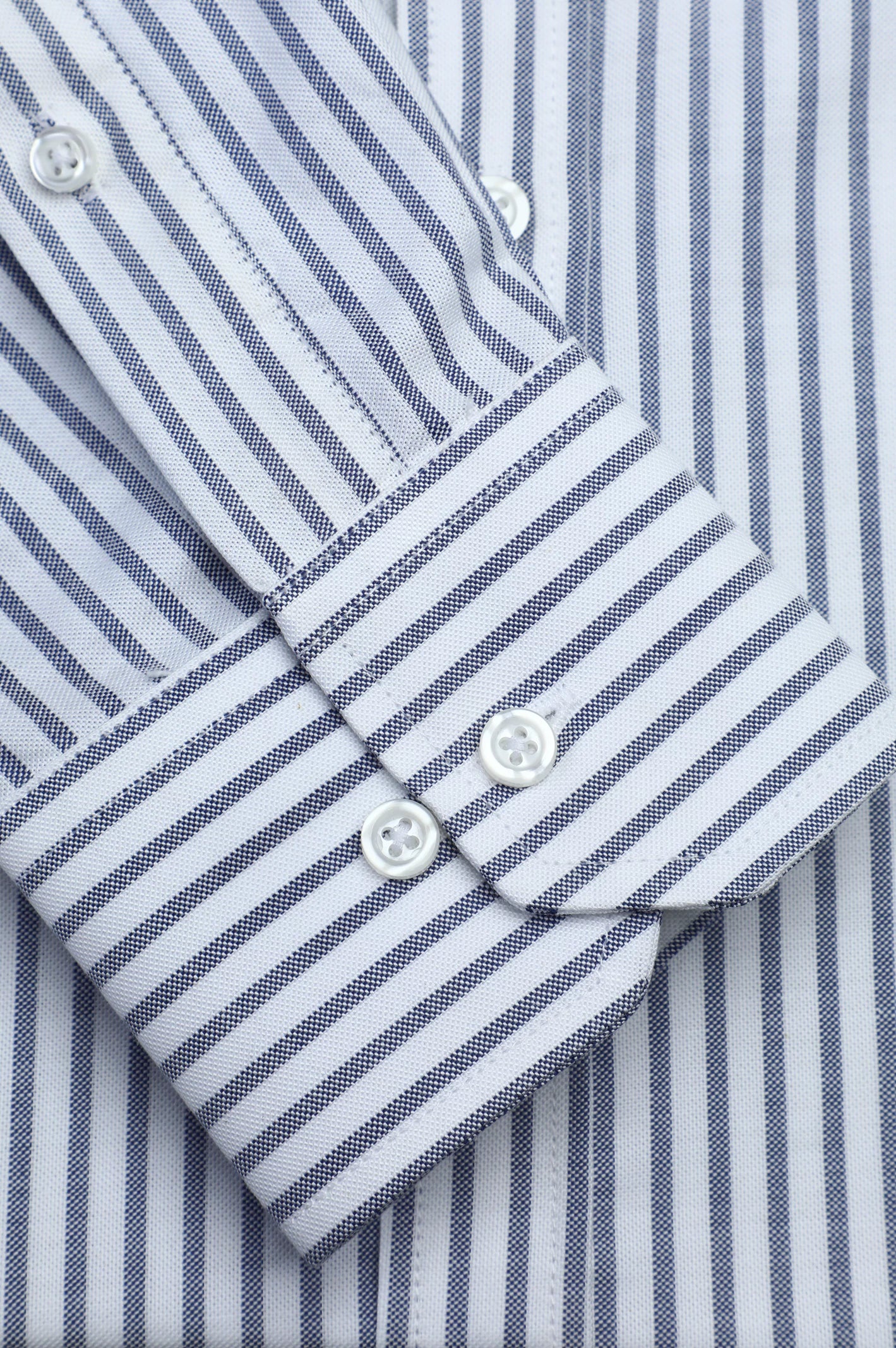 Dark Blue Bengal Stripes Casual Shirt