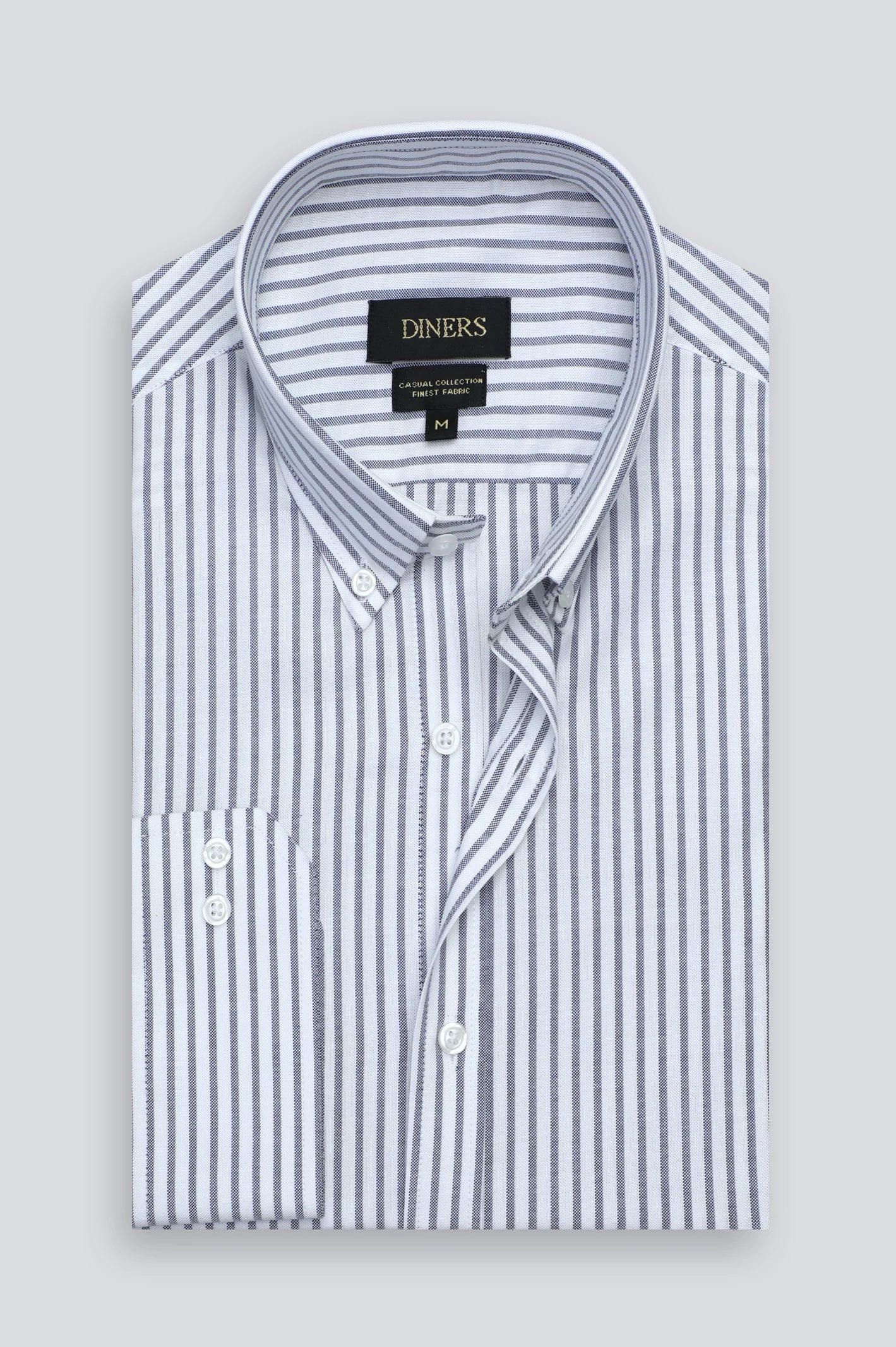 Dark Blue Bengal Stripes Casual Shirt