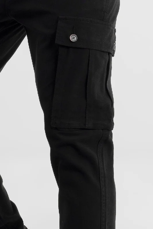 Brawny Black Cargo Pant