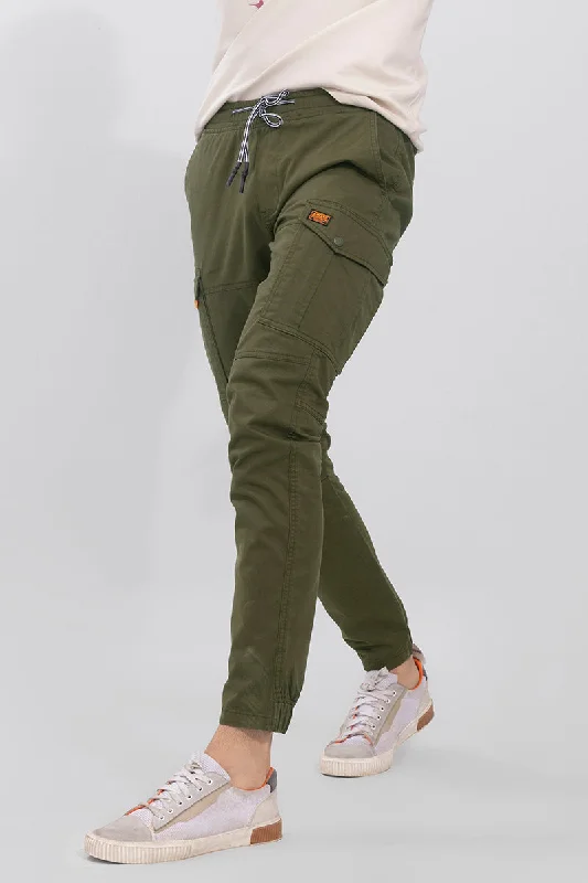 Broly Olive Cargo Jogger