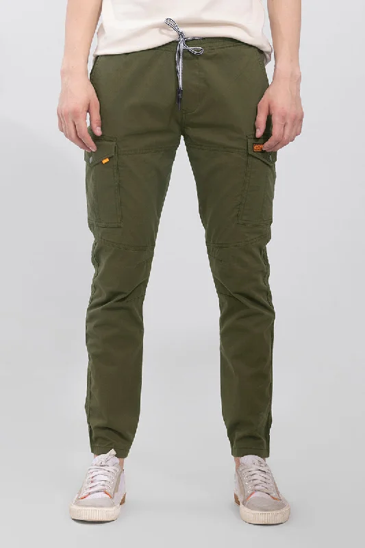 Broly Olive Cargo Jogger