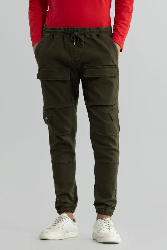 Combat Olive Soft Denim Cargo Pant