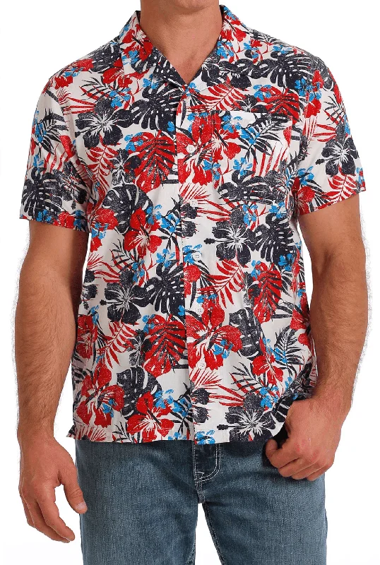 Cinch Men's Hawaiian Short Sleeve Camp Shirt MTW1401031