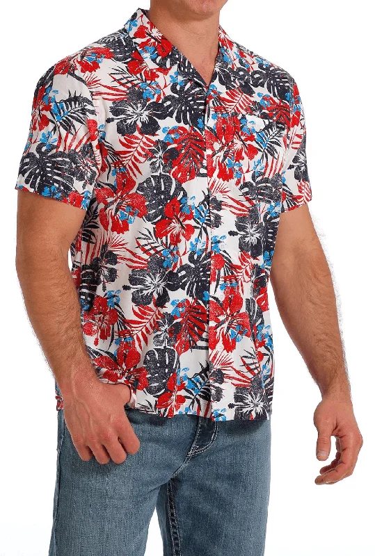 Cinch Men's Hawaiian Short Sleeve Camp Shirt MTW1401031