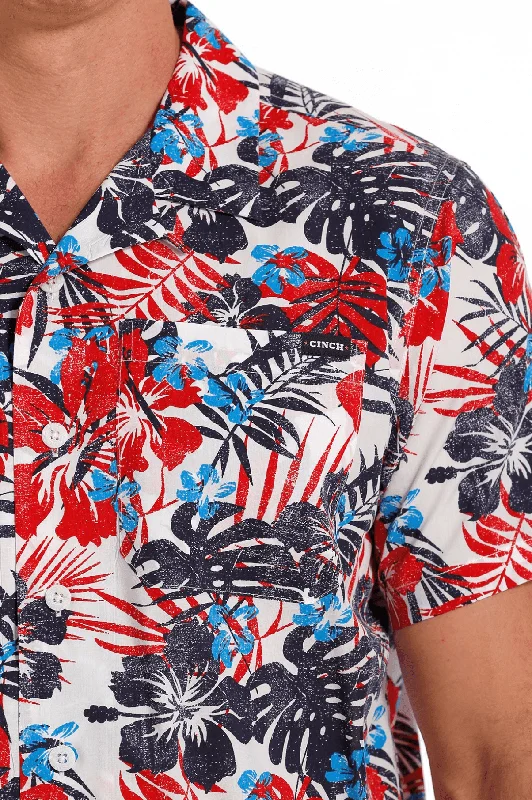 Cinch Men's Hawaiian Short Sleeve Camp Shirt MTW1401031