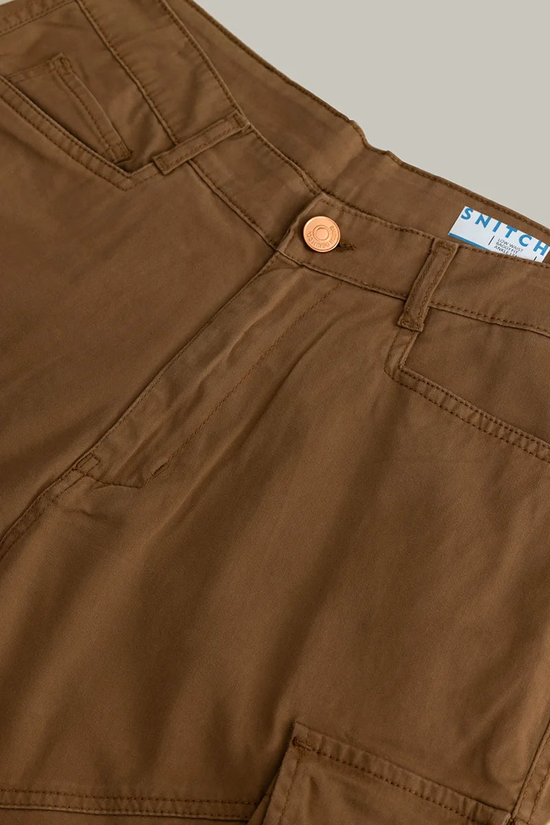 Dimee Brown Cargo Pant