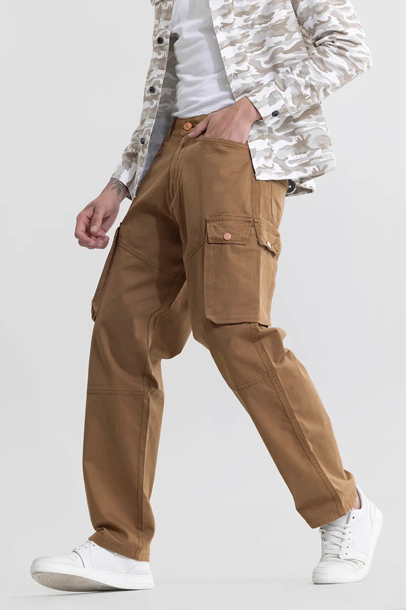 Dimee Brown Cargo Pant