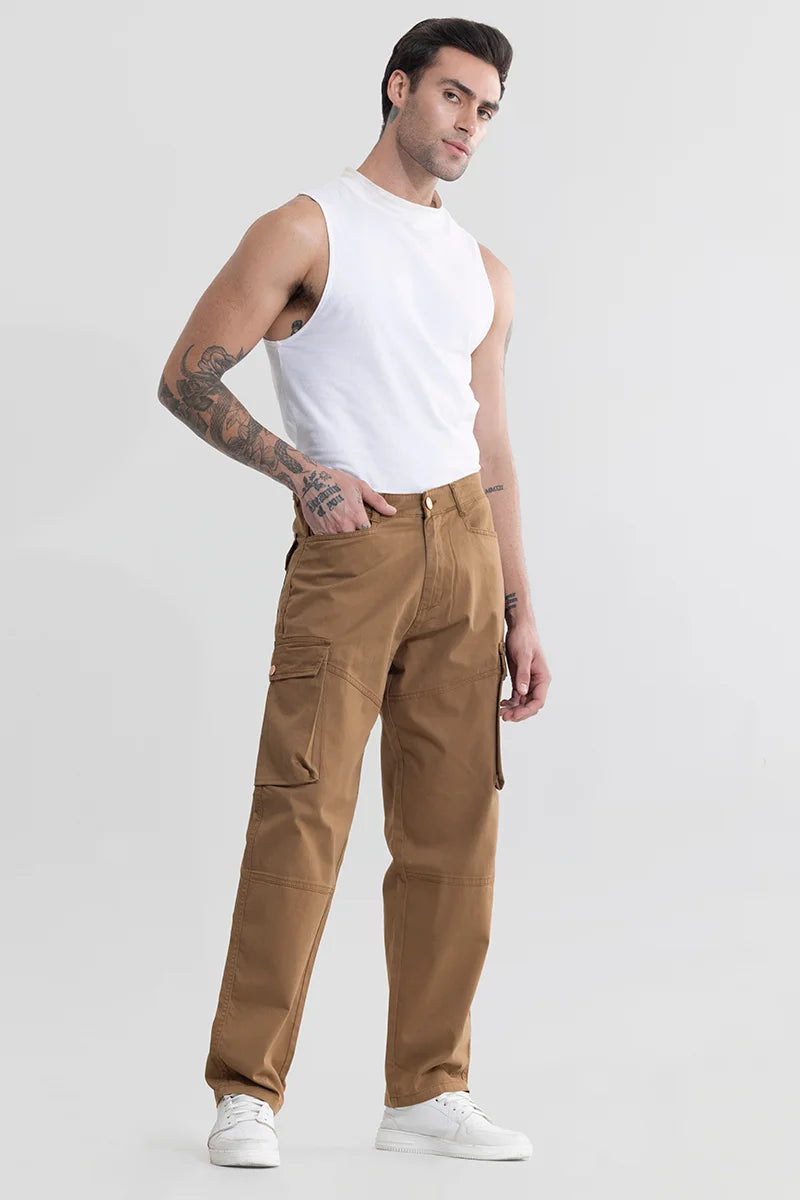 Dimee Brown Cargo Pant