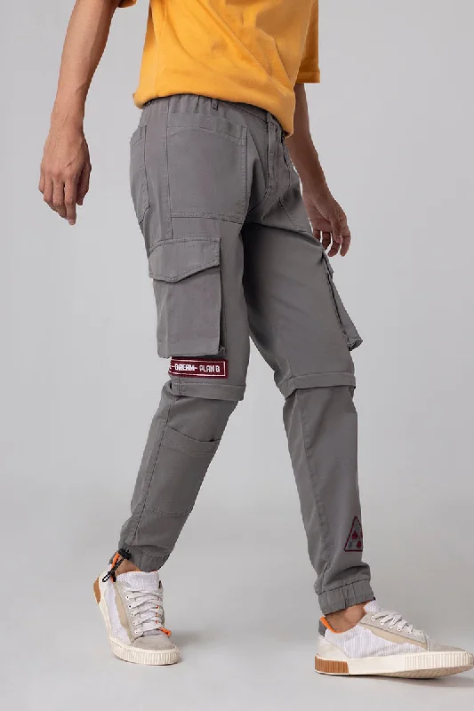 Functional Grey Cargo Pant