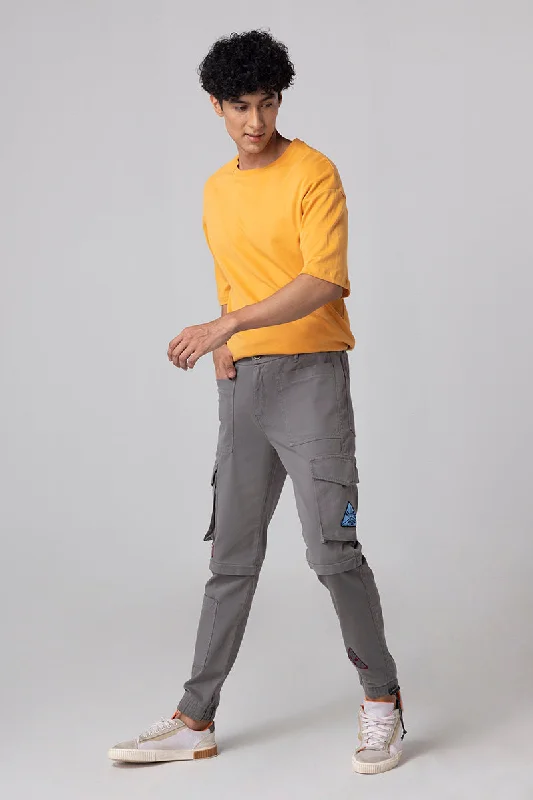 Functional Grey Cargo Pant